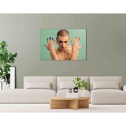 Gender fluid male №2138 Ready to Hang Canvas PrintCanvas art arrives ready to hang, with hanging accessories included and no additional framing required. Every canvas print is hand-crafted, made on-demand at our workshop and expertly stretched around 100%