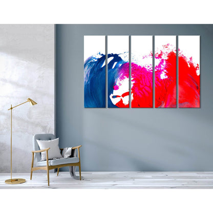 Blue And Crimson Waves Abstract №04390 Ready to Hang Canvas PrintCanvas art arrives ready to hang, with hanging accessories included and no additional framing required. Every canvas print is hand-crafted, made on-demand at our workshop and expertly stretc