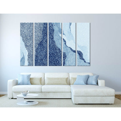 Blue Dots Abstract №04319 Ready to Hang Canvas PrintCanvas art arrives ready to hang, with hanging accessories included and no additional framing required. Every canvas print is hand-crafted, made on-demand at our workshop and expertly stretched around 10