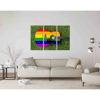 LGBT painted on acoustic guitar №2132 Ready to Hang Canvas PrintCanvas art arrives ready to hang, with hanging accessories included and no additional framing required. Every canvas print is hand-crafted, made on-demand at our workshop and expertly stretch