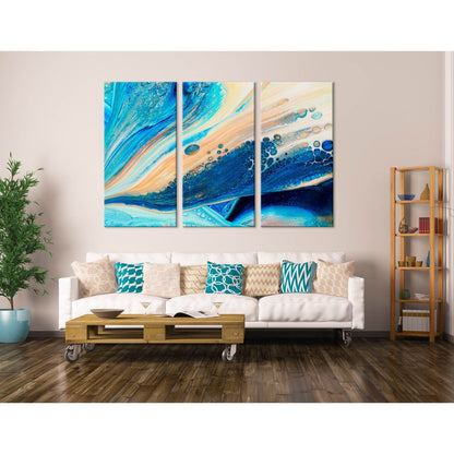 Blue And Beige Abstract №04306 Ready to Hang Canvas PrintCanvas art arrives ready to hang, with hanging accessories included and no additional framing required. Every canvas print is hand-crafted, made on-demand at our workshop and expertly stretched arou