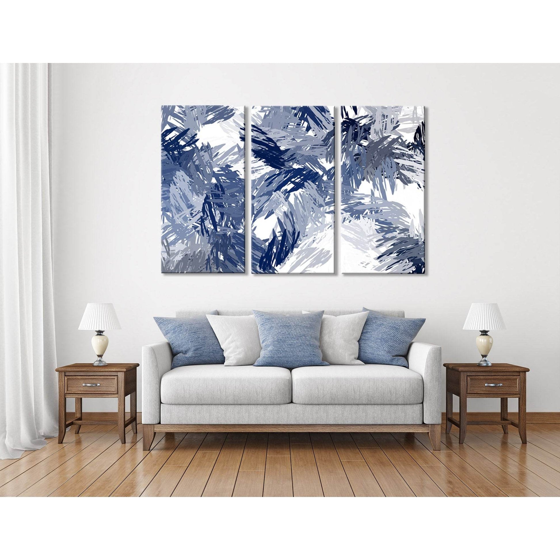 Palm Branches Abstract №04367 Ready to Hang Canvas PrintCanvas art arrives ready to hang, with hanging accessories included and no additional framing required. Every canvas print is hand-crafted, made on-demand at our workshop and expertly stretched aroun