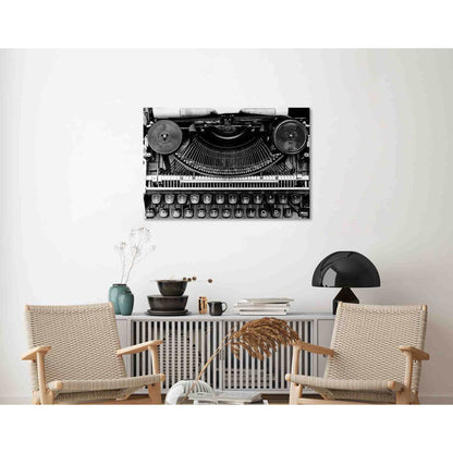 Old typewriter №D2847 Ready to Hang Canvas PrintCanvas art arrives ready to hang, with hanging accessories included and no additional framing required. Every canvas print is hand-crafted, made on-demand at our workshop and expertly stretched around 100% N
