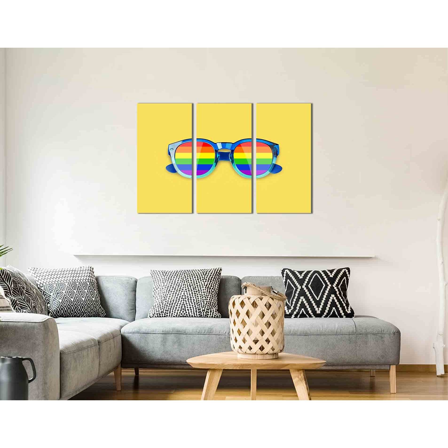 Sunglasses LGBTQ №2121 Ready to Hang Canvas PrintCanvas art arrives ready to hang, with hanging accessories included and no additional framing required. Every canvas print is hand-crafted, made on-demand at our workshop and expertly stretched around 100%