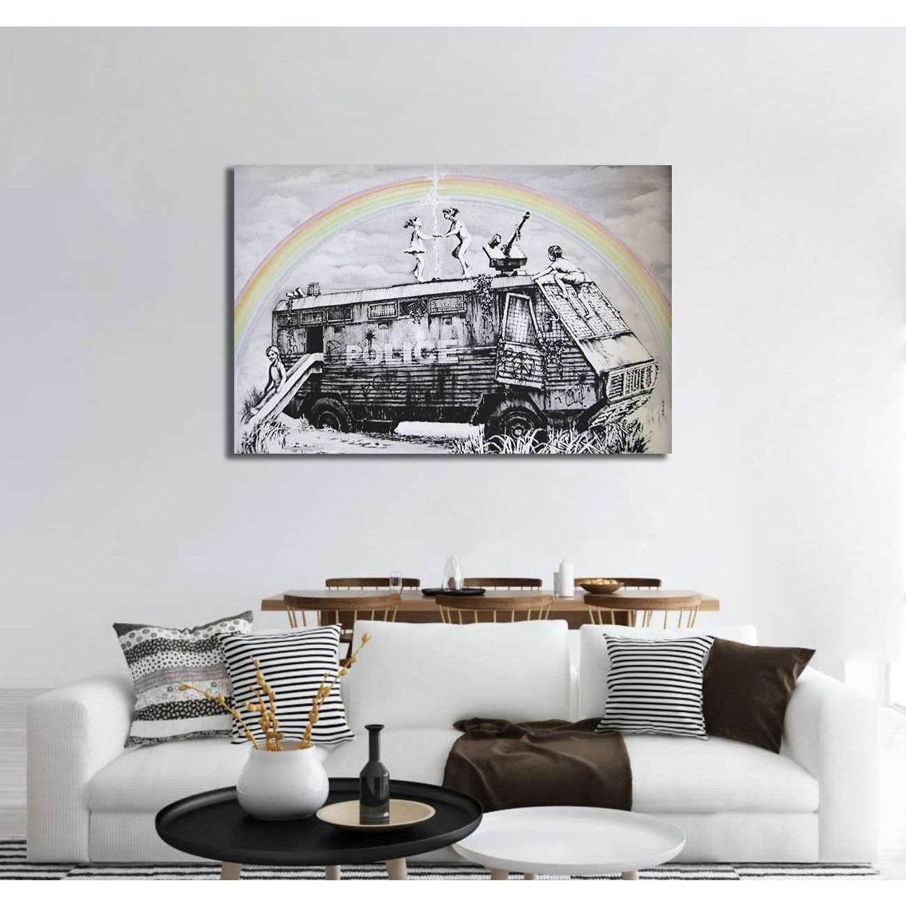 Banksy – dismaland - Canvas printCanvas art arrives ready to hang, with hanging accessories included and no additional framing required. Every canvas print is hand-crafted, made on-demand at our workshop and expertly stretched around 100% North American P