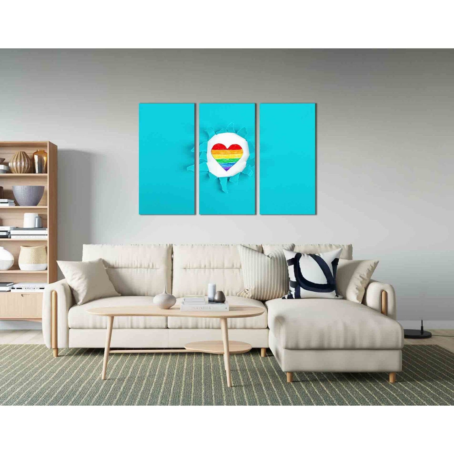 LGBT pride flag №2131 Ready to Hang Canvas PrintCanvas art arrives ready to hang, with hanging accessories included and no additional framing required. Every canvas print is hand-crafted, made on-demand at our workshop and expertly stretched around 100% N
