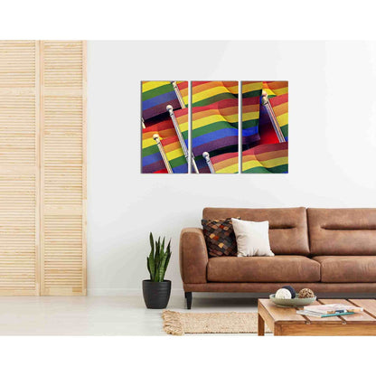 LGBT flag №2156 Ready to Hang Canvas PrintCanvas art arrives ready to hang, with hanging accessories included and no additional framing required. Every canvas print is hand-crafted, made on-demand at our workshop and expertly stretched around 100% North A