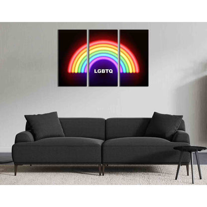 LGBTQ community sign №2137 Ready to Hang Canvas PrintCanvas art arrives ready to hang, with hanging accessories included and no additional framing required. Every canvas print is hand-crafted, made on-demand at our workshop and expertly stretched around 1