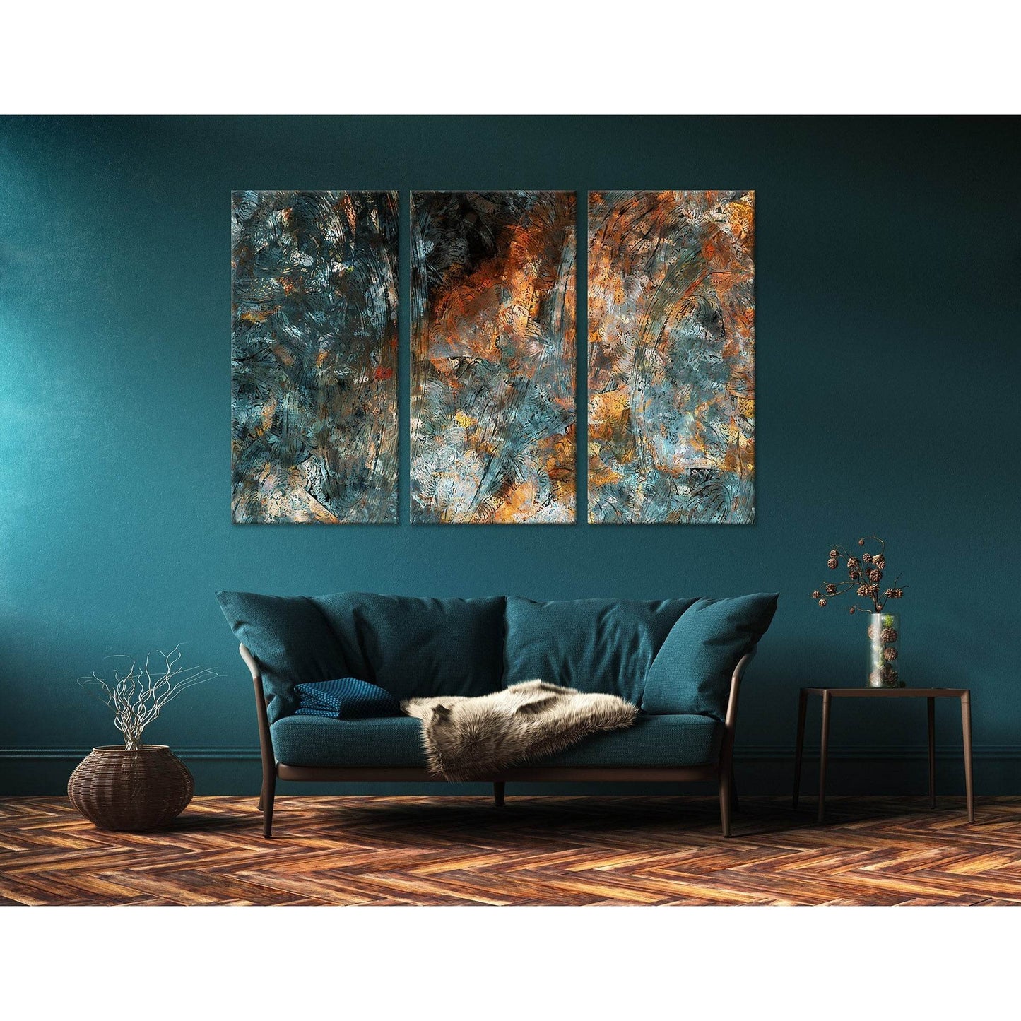 Flowers In The Meadow Abstract №04339 Ready to Hang Canvas PrintCanvas art arrives ready to hang, with hanging accessories included and no additional framing required. Every canvas print is hand-crafted, made on-demand at our workshop and expertly stretch