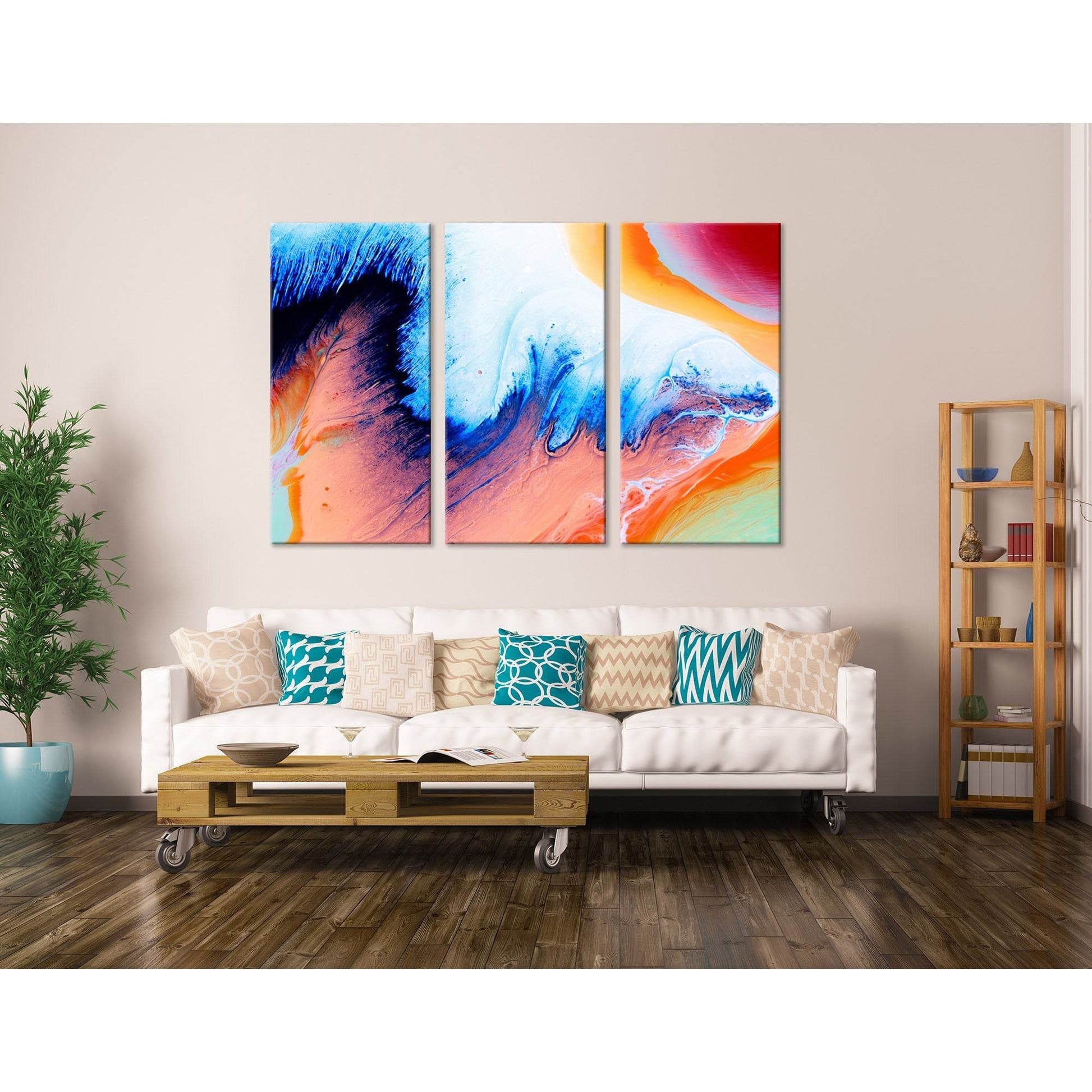 Feather Of Firebird Abstract №04305 Ready to Hang Canvas PrintCanvas art arrives ready to hang, with hanging accessories included and no additional framing required. Every canvas print is hand-crafted, made on-demand at our workshop and expertly stretched
