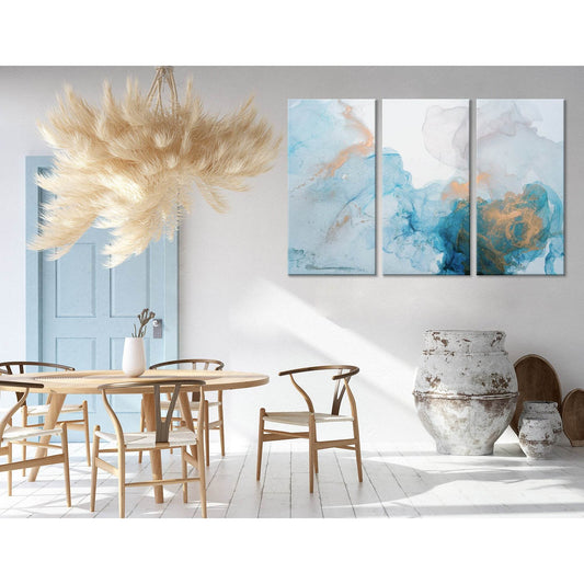Light Blue Abstract №04397 Ready to Hang Canvas PrintCanvas art arrives ready to hang, with hanging accessories included and no additional framing required. Every canvas print is hand-crafted, made on-demand at our workshop and expertly stretched around 1