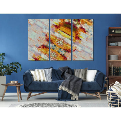 Orange Shabby Modish Abstract №04406 Ready to Hang Canvas PrintCanvas art arrives ready to hang, with hanging accessories included and no additional framing required. Every canvas print is hand-crafted, made on-demand at our workshop and expertly stretche
