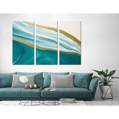 Sea Wave Abstract №04291 Ready to Hang Canvas PrintCanvas art arrives ready to hang, with hanging accessories included and no additional framing required. Every canvas print is hand-crafted, made on-demand at our workshop and expertly stretched around 100