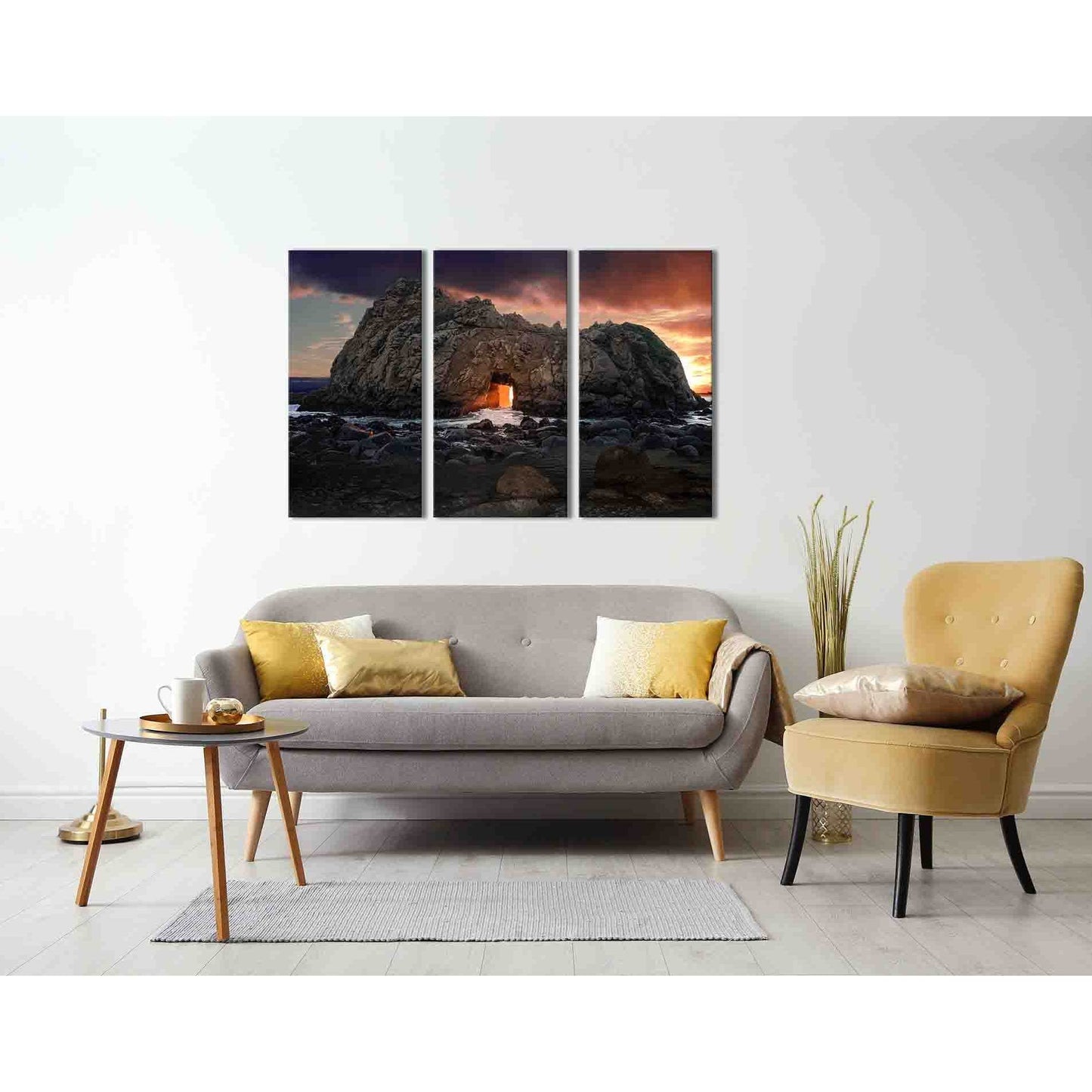 Pfeiffer Beach №D1211 Ready to Hang Canvas PrintCanvas art arrives ready to hang, with hanging accessories included and no additional framing required. Every canvas print is hand-crafted, made on-demand at our workshop and expertly stretched around 100% N