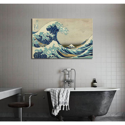 Katsushika Hokusai, The great wave off Kanagawa - Canvas printCanvas art arrives ready to hang, with hanging accessories included and no additional framing required. Every canvas print is hand-crafted, made on-demand at our workshop and expertly stretched