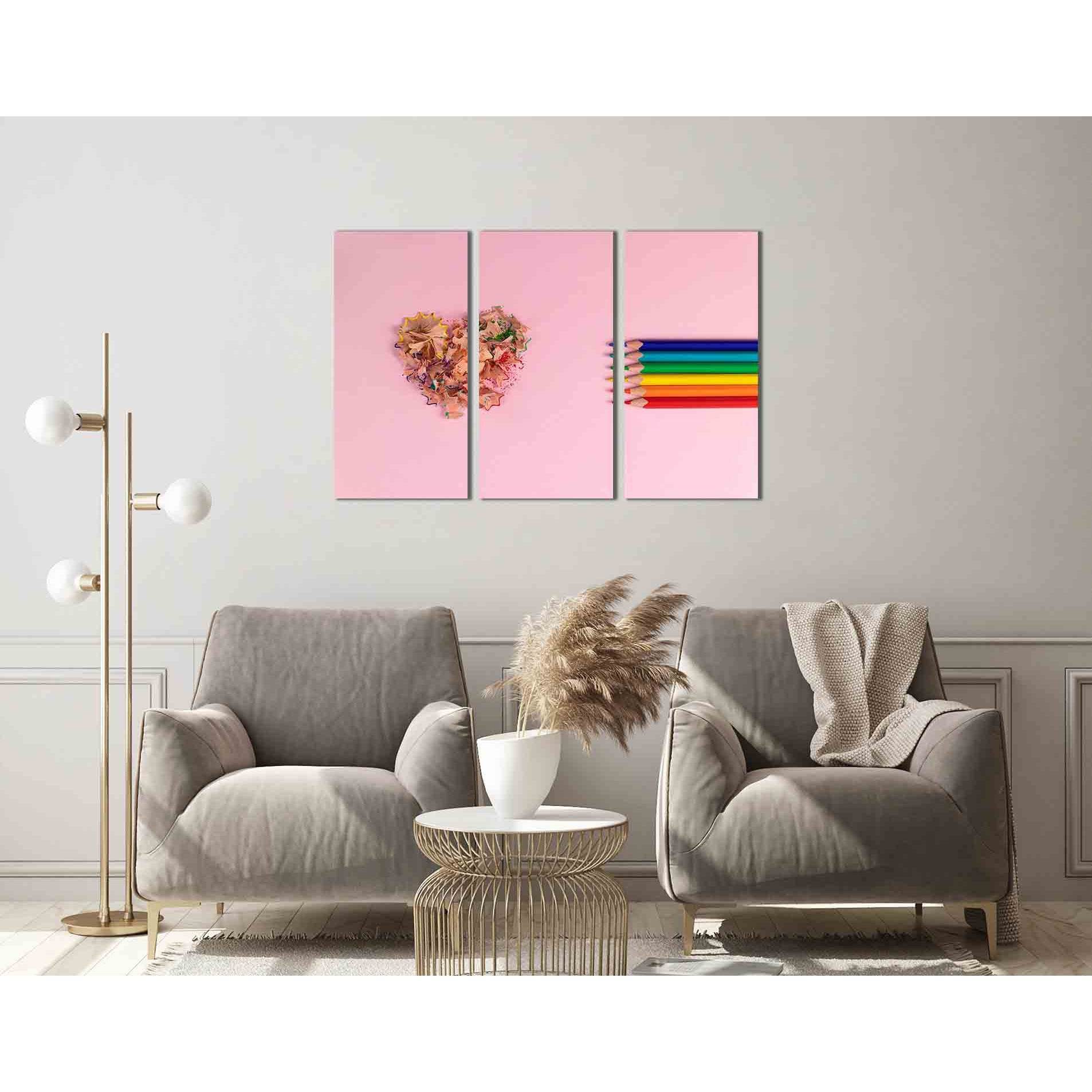 Rainbow LGBT pencils №2145 Ready to Hang Canvas PrintCanvas art arrives ready to hang, with hanging accessories included and no additional framing required. Every canvas print is hand-crafted, made on-demand at our workshop and expertly stretched around 1