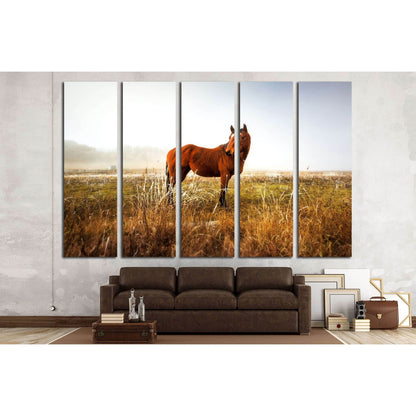 Lonely horse wall art №5003Canvas art arrives ready to hang, with hanging accessories included and no additional framing required. Every canvas print is hand-crafted, made on-demand at our workshop and expertly stretched around 100% North American Pine wo