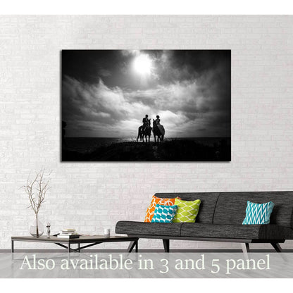 Black and white horse canvas print №5016Canvas art arrives ready to hang, with hanging accessories included and no additional framing required. Every canvas print is hand-crafted, made on-demand at our workshop and expertly stretched around 100% North Ame