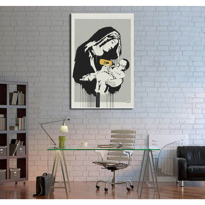 Banksy Virgin - Canvas printCanvas art arrives ready to hang, with hanging accessories included and no additional framing required. Every canvas print is hand-crafted, made on-demand at our workshop and expertly stretched around 100% North American Pine w