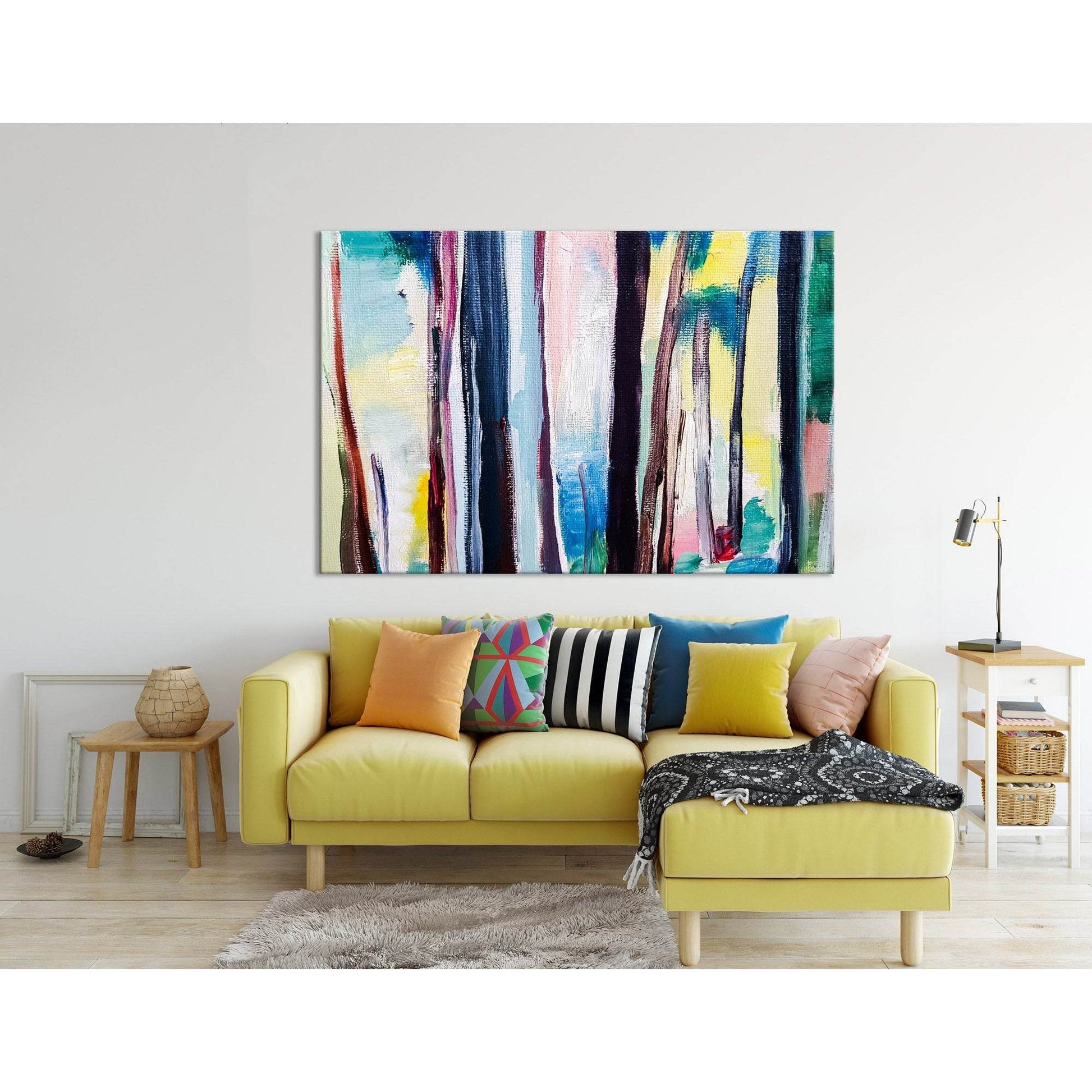 Fantastic Forest Abstract №04256 Ready to Hang Canvas PrintCanvas art arrives ready to hang, with hanging accessories included and no additional framing required. Every canvas print is hand-crafted, made on-demand at our workshop and expertly stretched ar