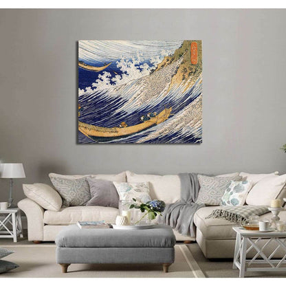 Katsushika Hokusai, Hokusai ocean waves - Canvas printCanvas art arrives ready to hang, with hanging accessories included and no additional framing required. Every canvas print is hand-crafted, made on-demand at our workshop and expertly stretched around