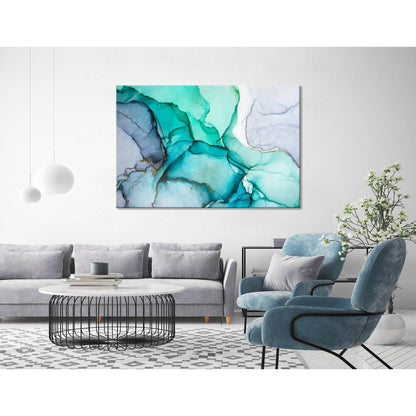 Green, Blue, Purple Modern Abstract №04415 Ready to Hang Canvas PrintCanvas art arrives ready to hang, with hanging accessories included and no additional framing required. Every canvas print is hand-crafted, made on-demand at our workshop and expertly st