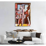 Pablo Picasso, three dancers - Canvas print