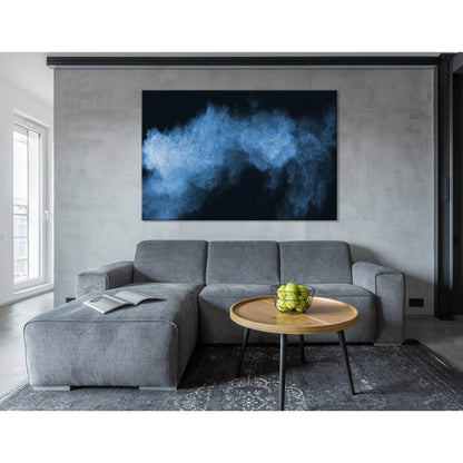 Blue Smoke Abstract №04351 Ready to Hang Canvas PrintCanvas art arrives ready to hang, with hanging accessories included and no additional framing required. Every canvas print is hand-crafted, made on-demand at our workshop and expertly stretched around 1