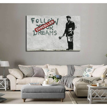Banksy Chinatown - Ready to Hang Canvas PrintCanvas art arrives ready to hang, with hanging accessories included and no additional framing required. Every canvas print is hand-crafted, made on-demand at our workshop and expertly stretched around 100% Nort
