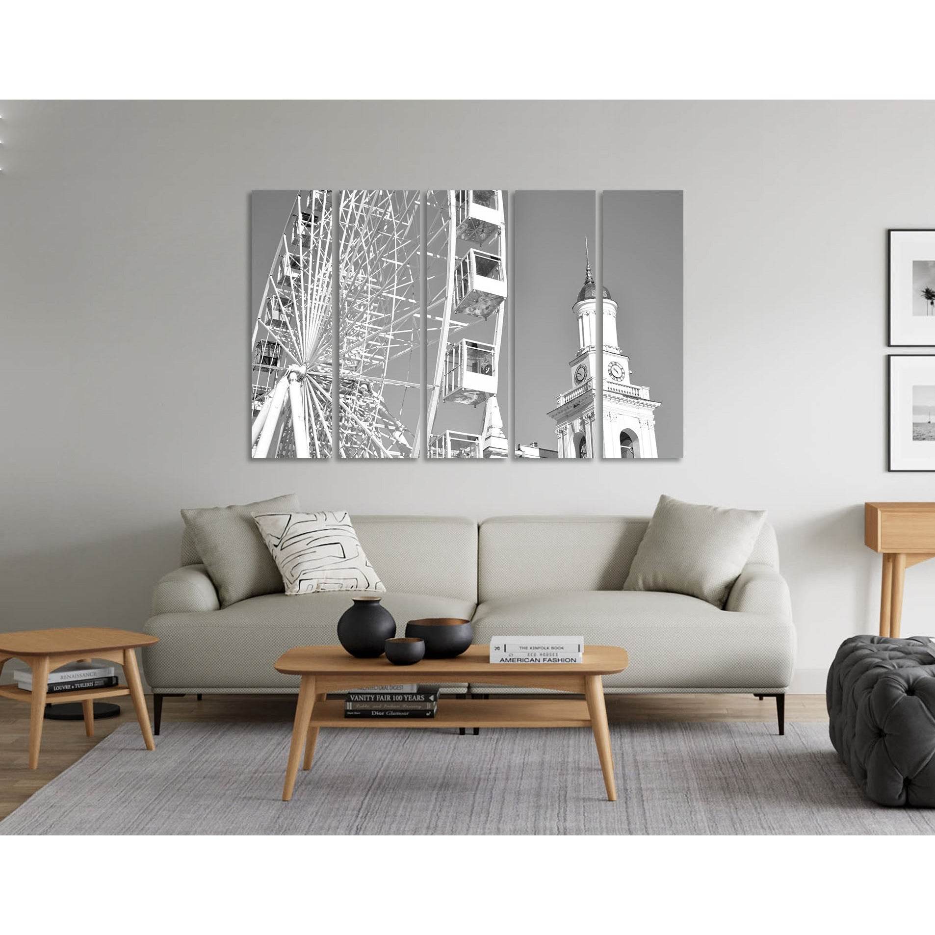 Ferris wheel №D2813 Ready to Hang Canvas PrintCanvas art arrives ready to hang, with hanging accessories included and no additional framing required. Every canvas print is hand-crafted, made on-demand at our workshop and expertly stretched around 100% Nor
