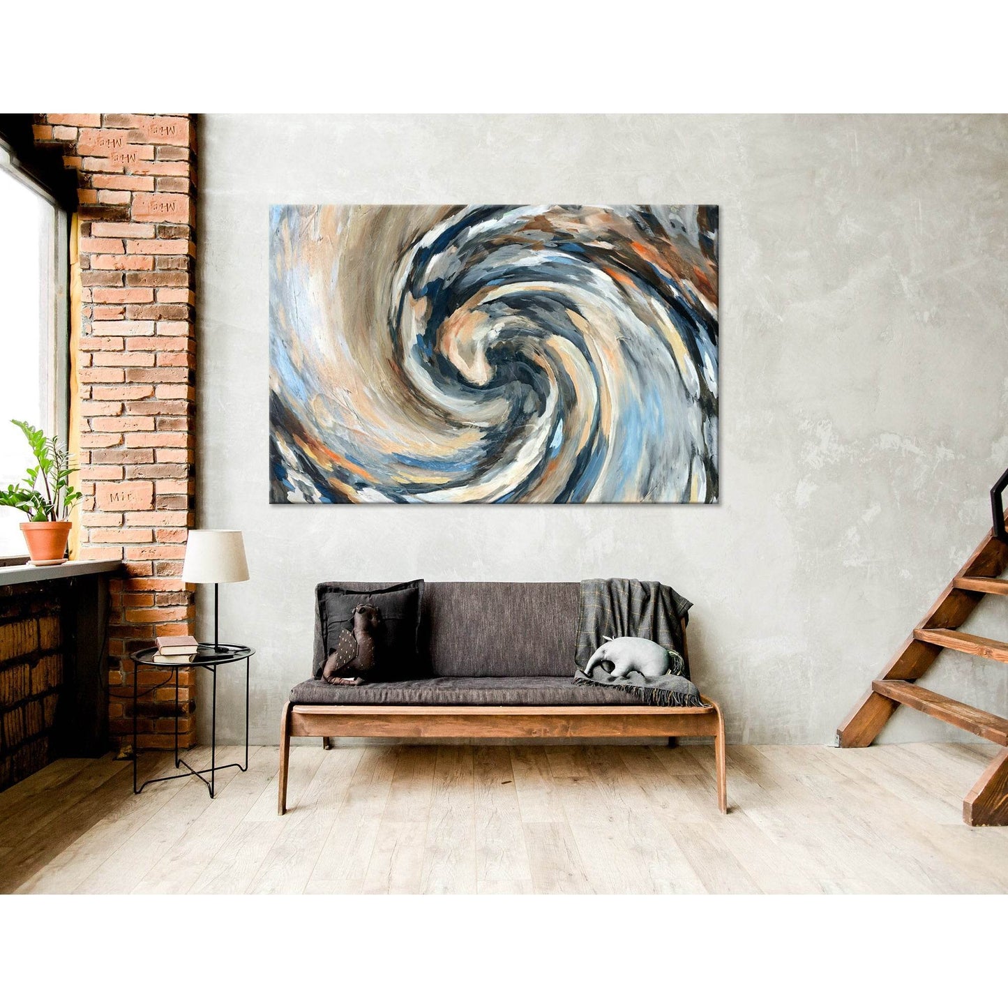Cycle Abstract №04394 Ready to Hang Canvas PrintCanvas art arrives ready to hang, with hanging accessories included and no additional framing required. Every canvas print is hand-crafted, made on-demand at our workshop and expertly stretched around 100% N
