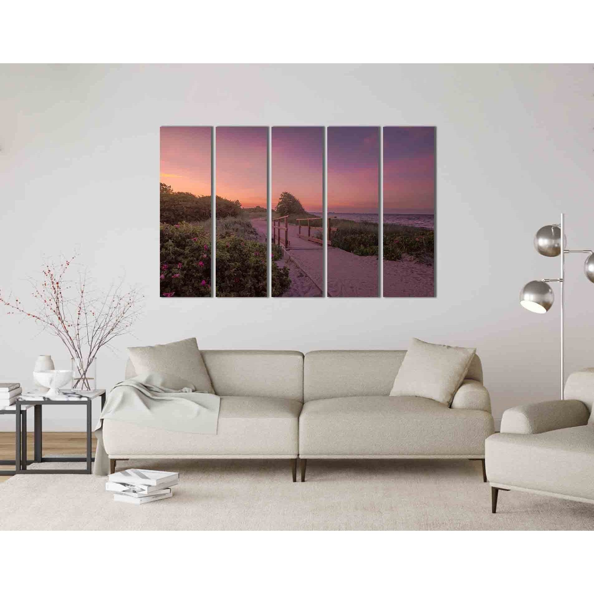 Wooden bridge by the sea №D1808 Ready to Hang Canvas PrintCanvas art arrives ready to hang, with hanging accessories included and no additional framing required. Every canvas print is hand-crafted, made on-demand at our workshop and expertly stretched aro