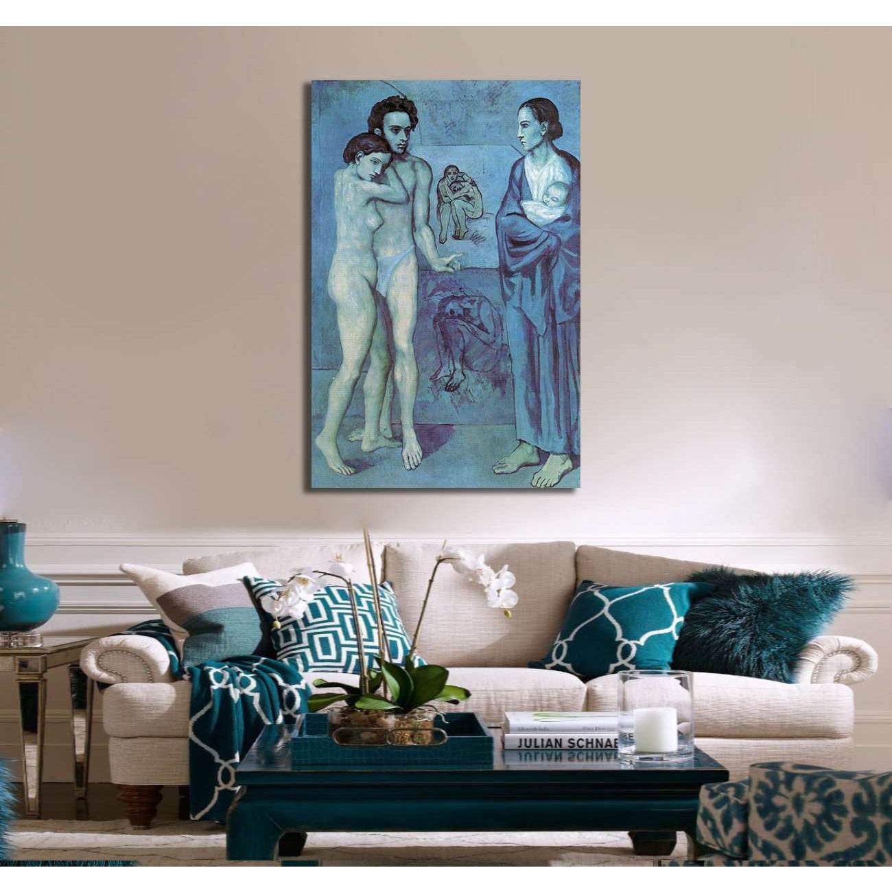Pablo Picasso, La Vie - Canvas printCanvas art arrives ready to hang, with hanging accessories included and no additional framing required. Every canvas print is hand-crafted, made on-demand at our workshop and expertly stretched around 100% North America