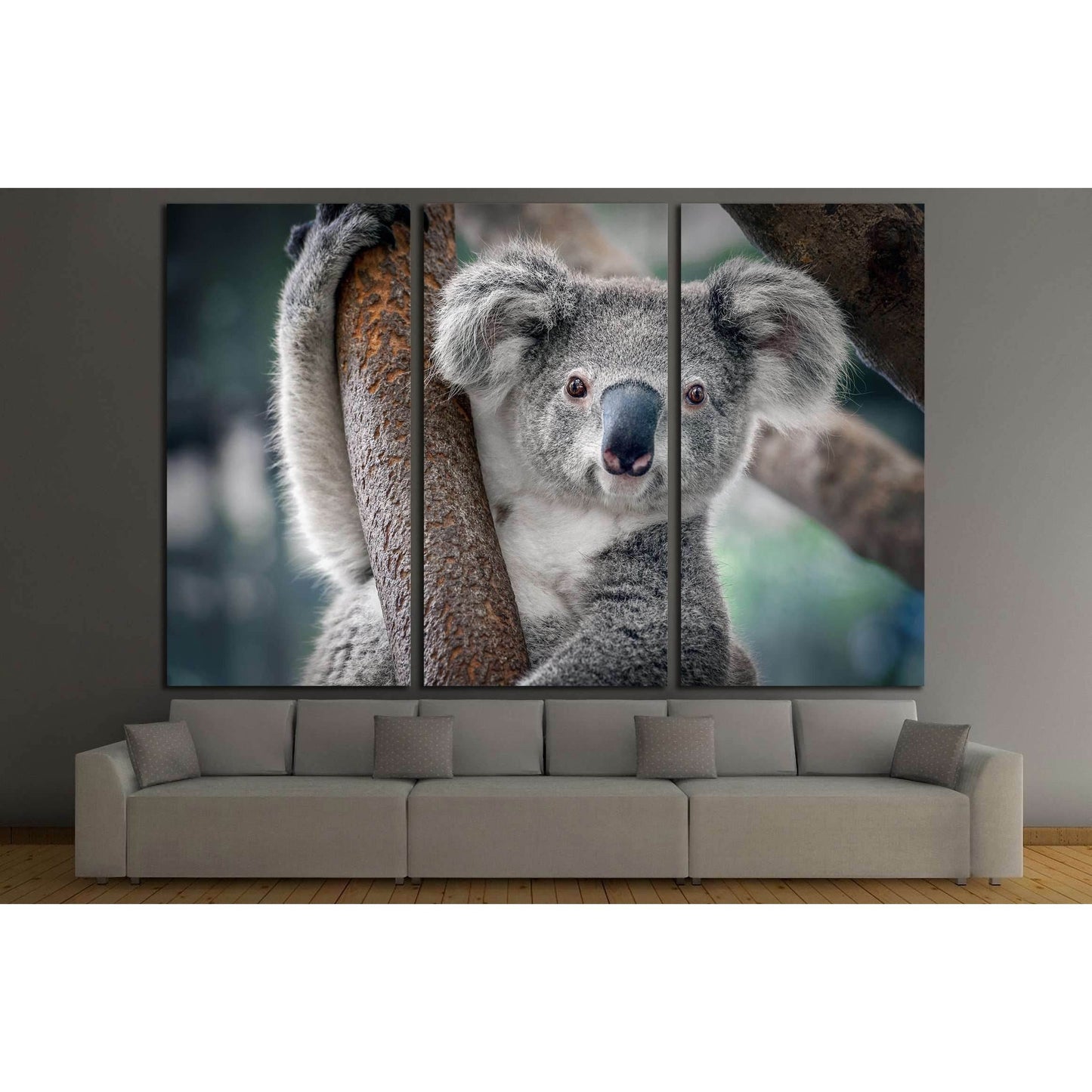 A cute koala №2378 Ready to Hang Canvas PrintCanvas art arrives ready to hang, with hanging accessories included and no additional framing required. Every canvas print is hand-crafted, made on-demand at our workshop and expertly stretched around 100% Nort