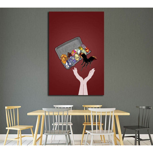 a dozen ewborns (Eugenia Loli) №3391 Ready to Hang Canvas Print - Zellart Canvas Prints ALL_Products, s-3391