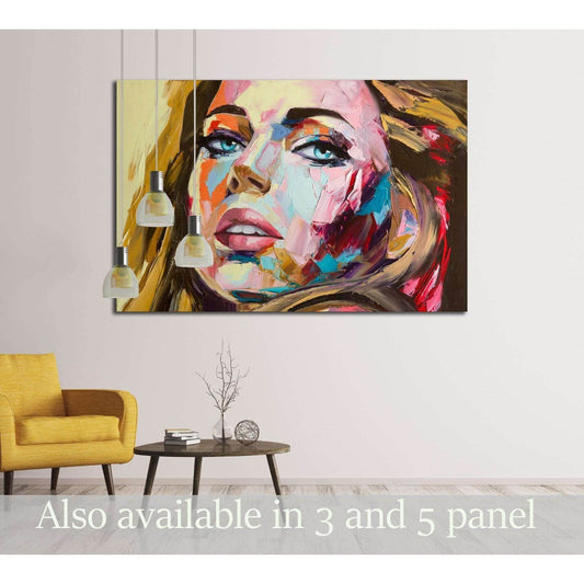 A fantasy woman portrait, original oil painting on canvas №2765 Ready to Hang Canvas PrintCanvas art arrives ready to hang, with hanging accessories included and no additional framing required. Every canvas print is hand-crafted, made on-demand at our wor