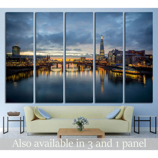 A view from the london №555 Ready to Hang Canvas Print - Zellart Canvas Prints ALL_Products, s-555