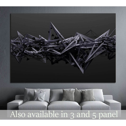 Abstract 3d №1047 Ready to Hang Canvas Print - Zellart Canvas Prints ALL_Products, s-1047