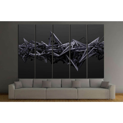 Abstract 3d №1047 Ready to Hang Canvas Print - Zellart Canvas Prints ALL_Products, s-1047