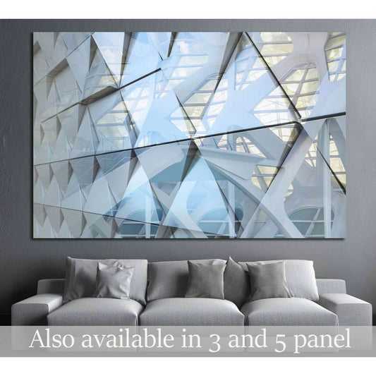 Abstract architectural detail №1601 Ready to Hang Canvas Print - Zellart Canvas Prints ALL_Products, s-1601