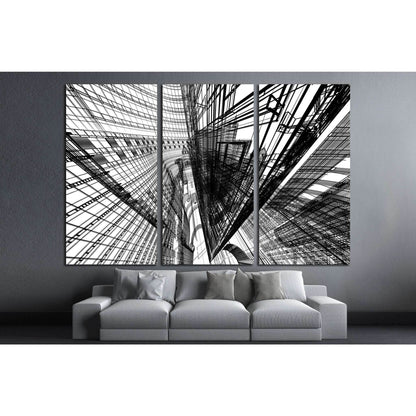 Abstract architecture №1585 Ready to Hang Canvas Print - Zellart Canvas Prints ALL_Products, s-1585