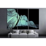 Abstract architecture 3D illustration №1579 Ready to Hang Canvas Print