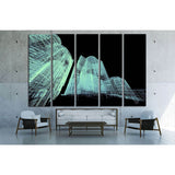 Abstract architecture 3D illustration №1579 Ready to Hang Canvas Print