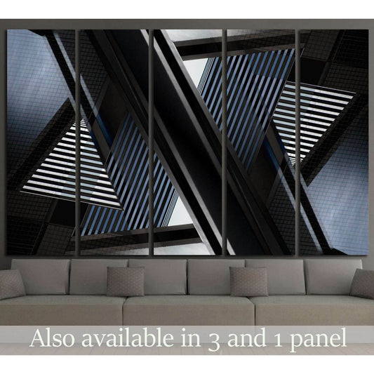 abstract architecture fragment №1599 Ready to Hang Canvas Print - Zellart Canvas Prints ALL_Products, s-1599