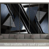 abstract architecture fragment №1599 Ready to Hang Canvas Print