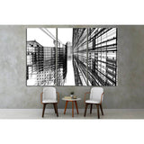 Abstract architecture №1583 Ready to Hang Canvas Print