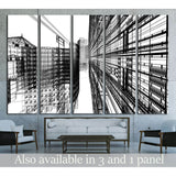 Abstract architecture №1583 Ready to Hang Canvas Print