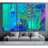 Abstract art background. Hand-painted background. SELF MADE №2882 Ready to Hang Canvas Print