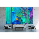 Abstract art background. Hand-painted background. SELF MADE №2882 Ready to Hang Canvas Print