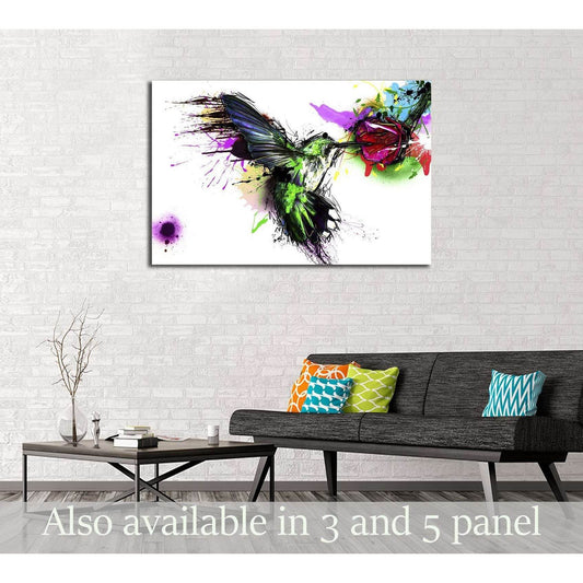Abstract bird №3310 Ready to Hang Canvas PrintCanvas art arrives ready to hang, with hanging accessories included and no additional framing required. Every canvas print is hand-crafted, made on-demand at our workshop and expertly stretched around 100% Nor
